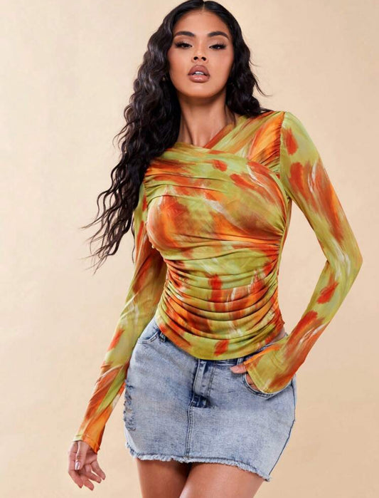 SHEIN BAE T-shirt Tie Dye
À Ruché