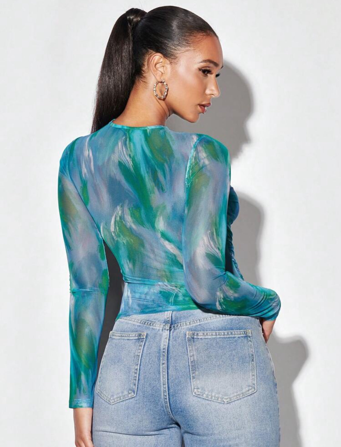 SHEIN BAE T-shirt Tie Dye
À Ruché