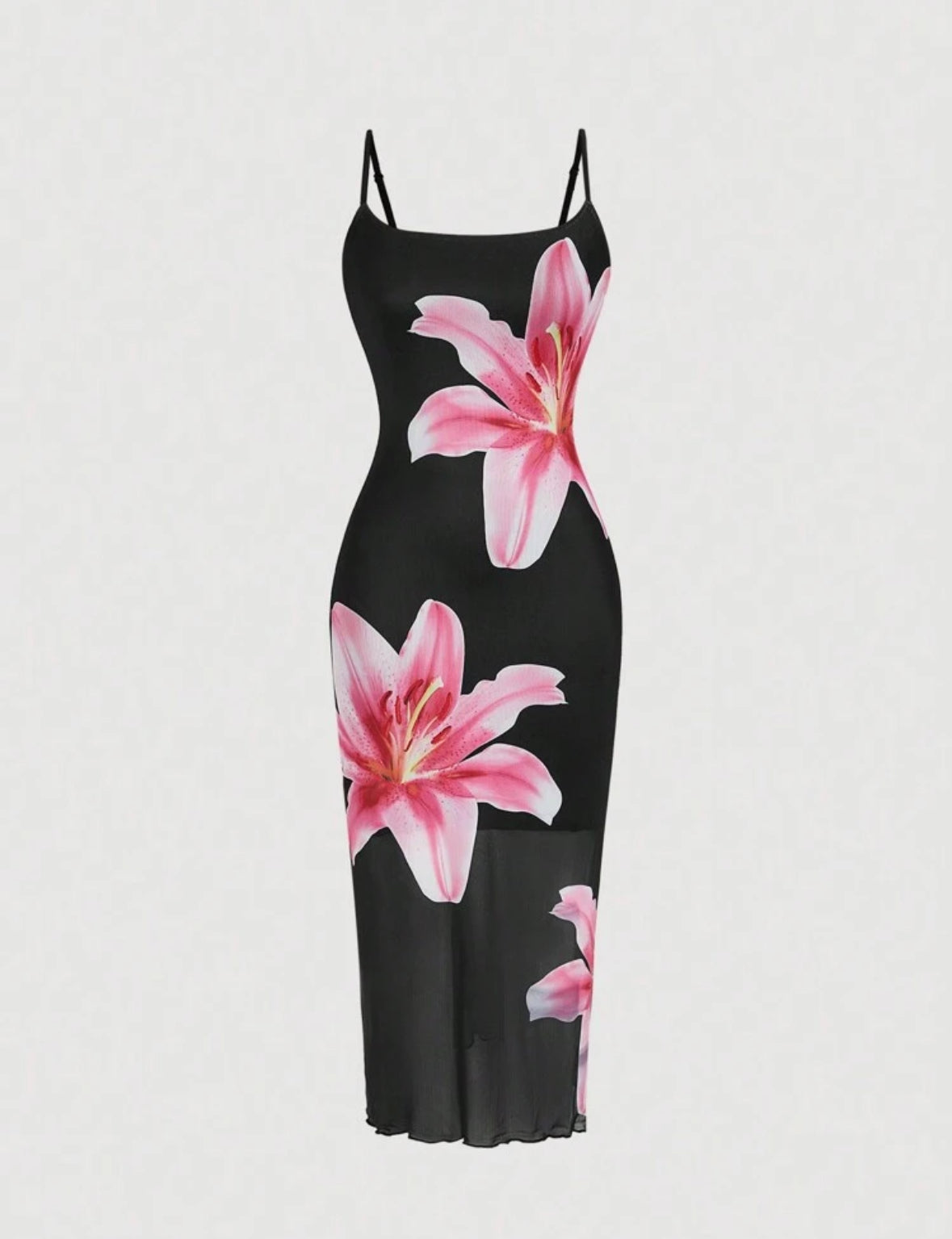 SHEIN MOD - Robe camisole
avec imprimé floral élégant