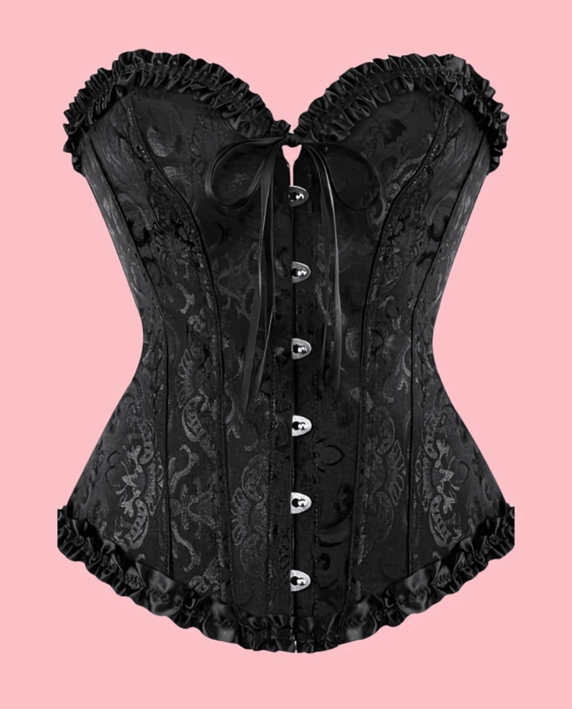 Corset de style palais avec baleinage