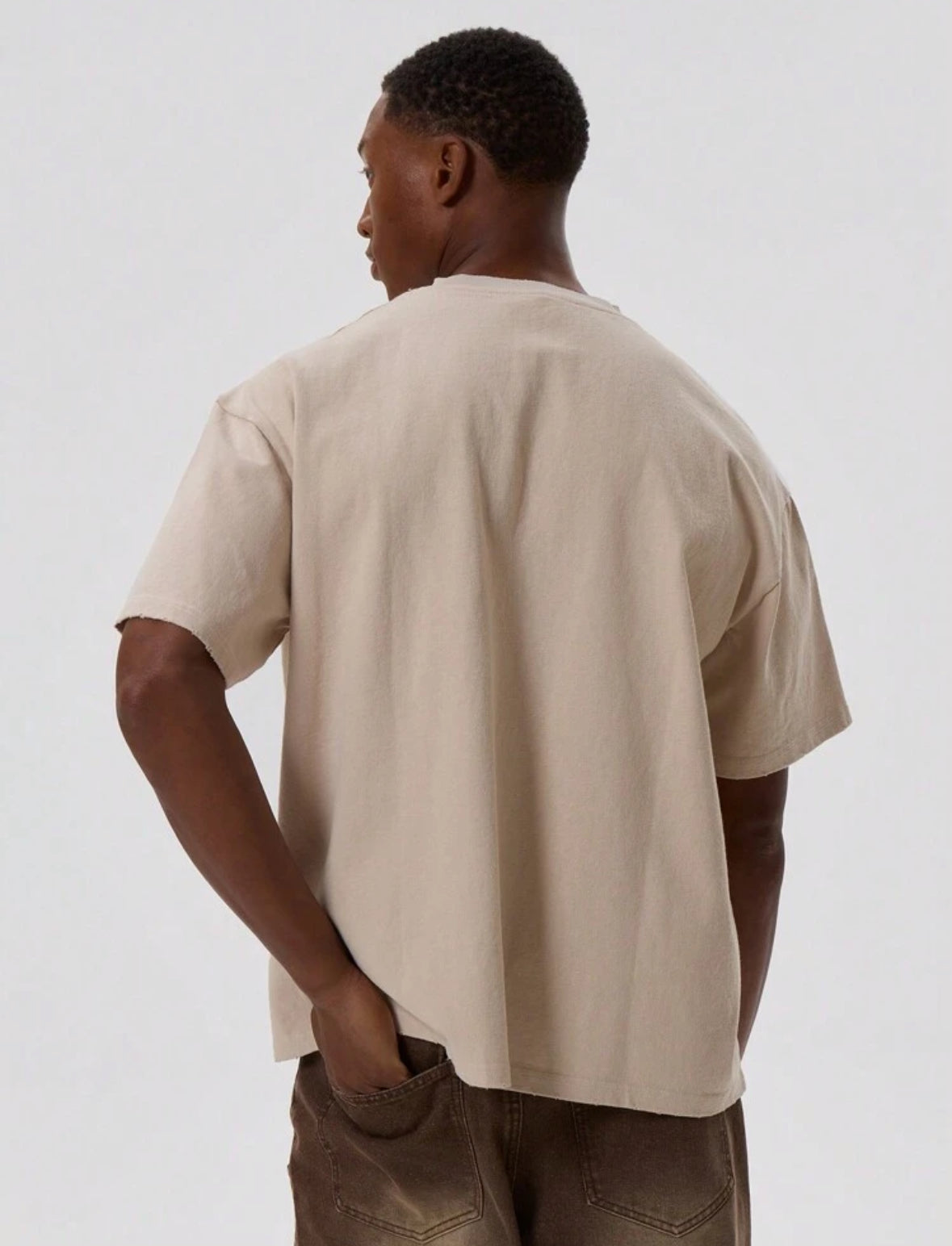 Musero - T-shirt graphique surdimensionné avec slogan