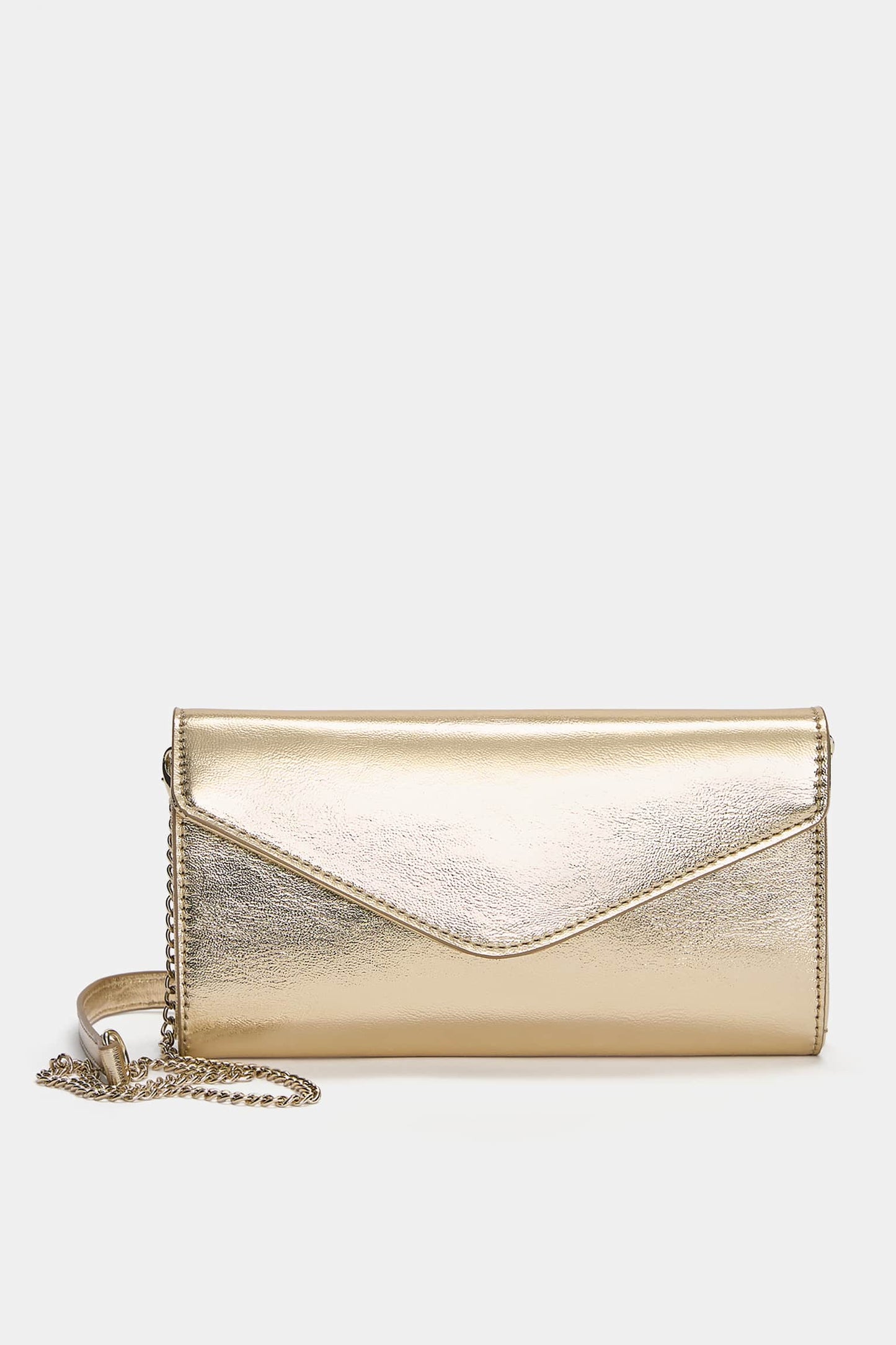 Pull&Bear - Sac métallisé doré