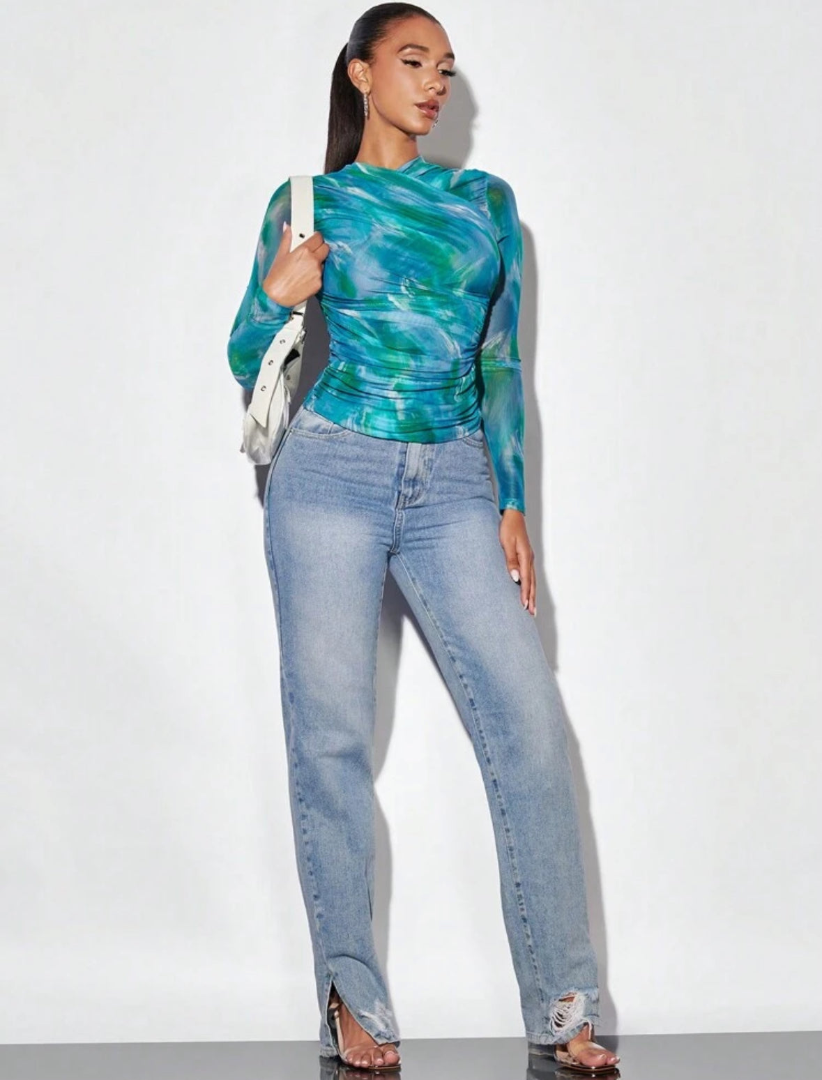 SHEIN BAE T-shirt Tie Dye
À Ruché