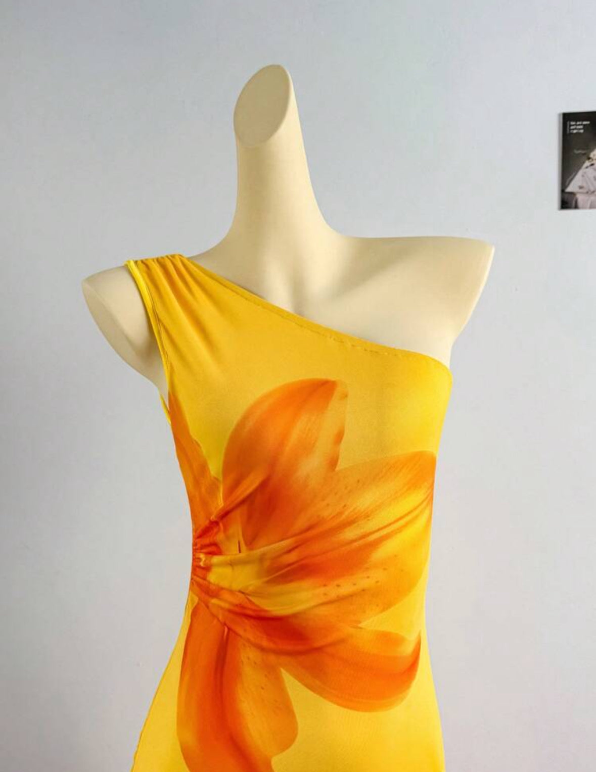 INAWLY - Robe à imprimé floral dégradé tropical