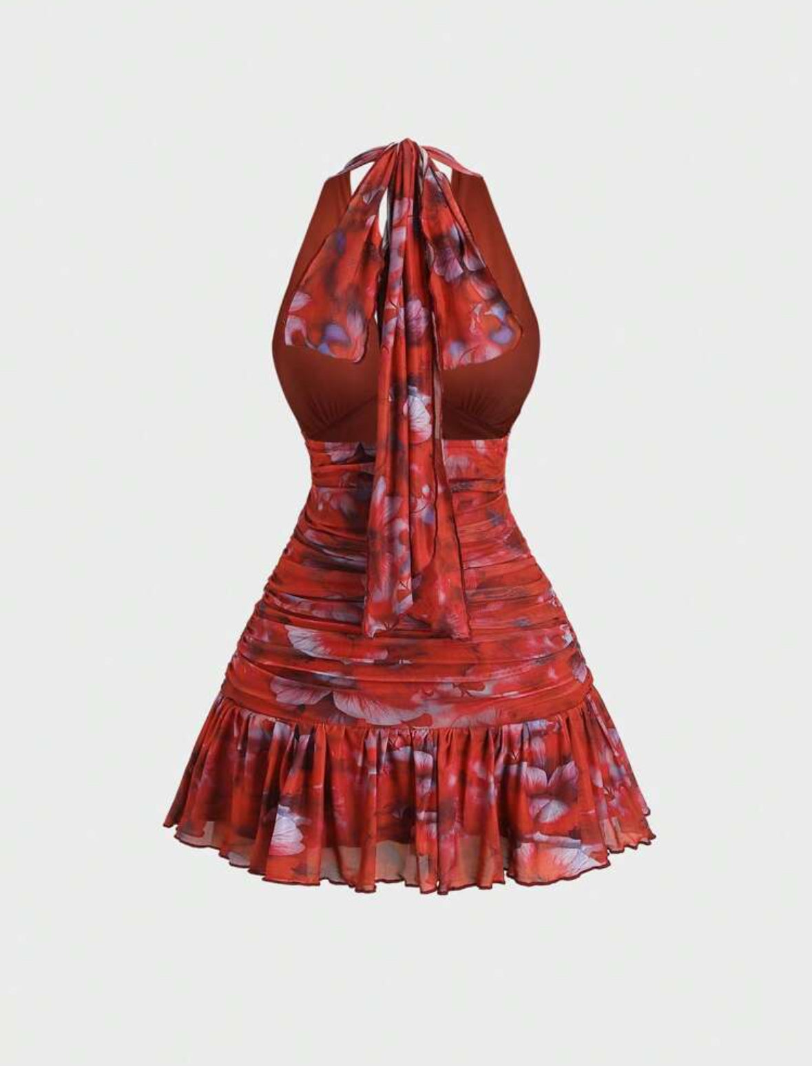 Sweetra - Robe moulante
vintage sexy dos nu, avec fronces