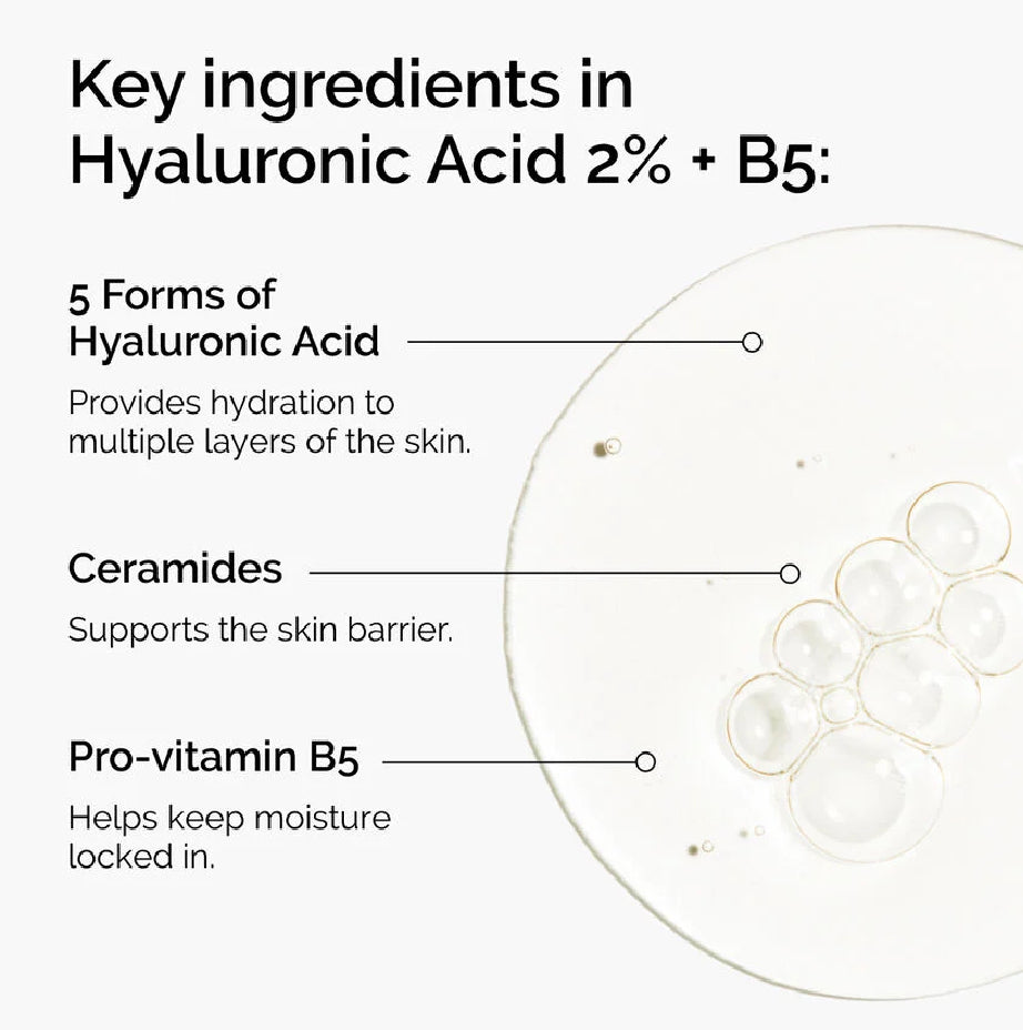THE ORDINARY - Serum à l'acide hyaluronique 2% + B5