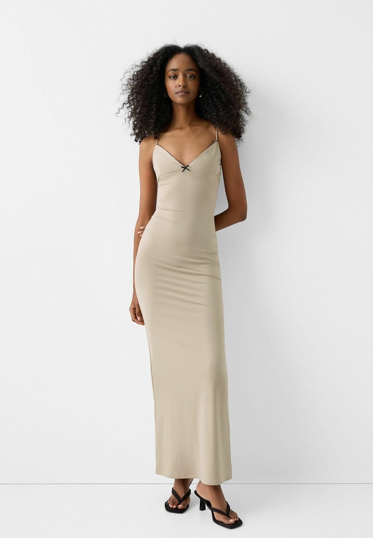 Bershka - Longue robe ultra moulante
