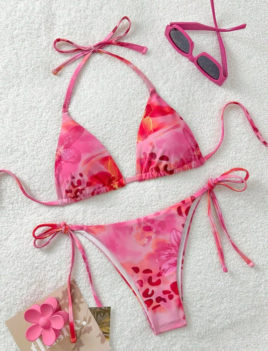 Soleia Nouveau bikini 2 pièces style resort de plage coloré