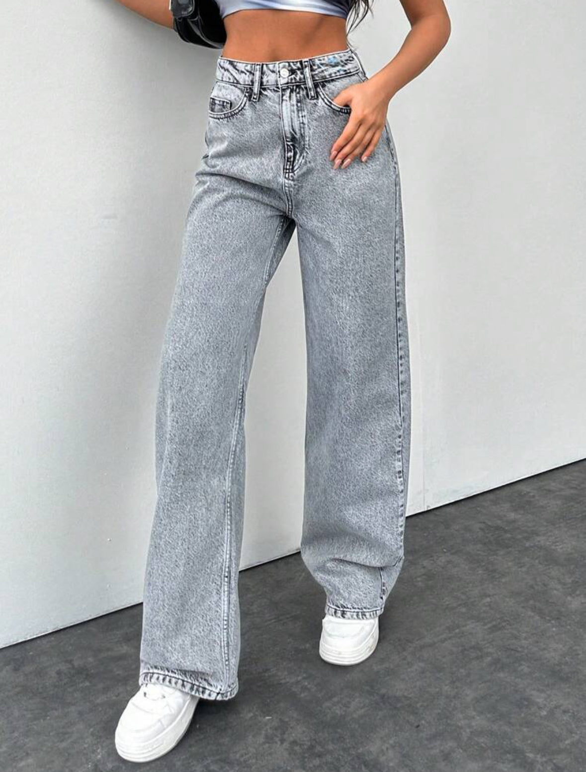 SHEIN Cottnline - Jean Avec
Braguette Zippée
