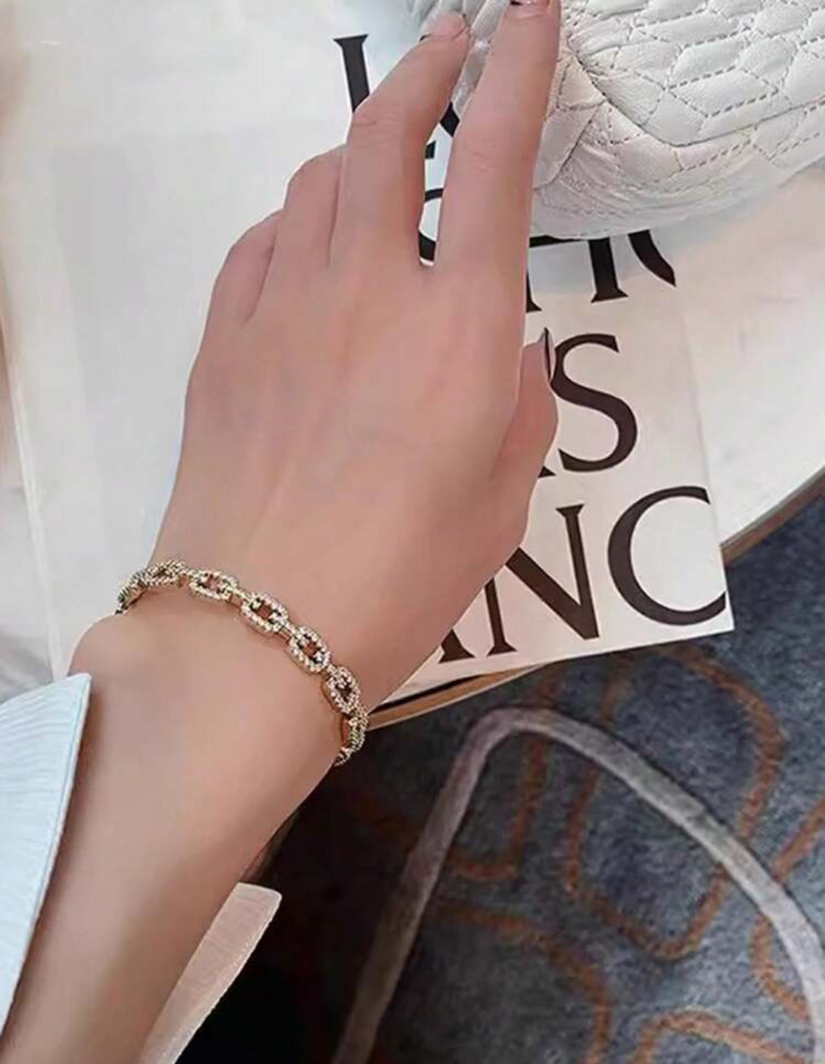Bracelet en or plaqué