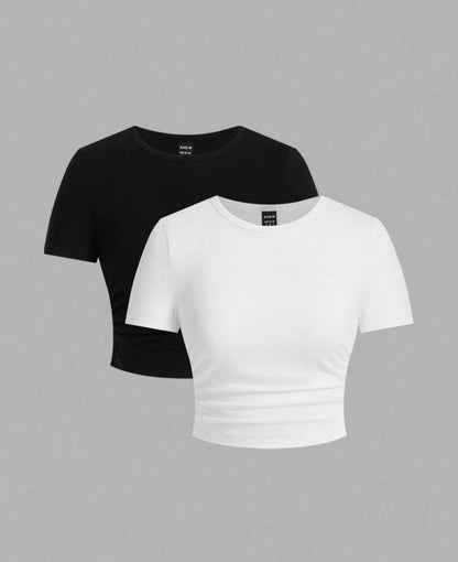 Set de deux tops moulants
