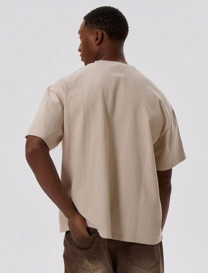Musero - T-shirt graphique surdimensionné avec slogan