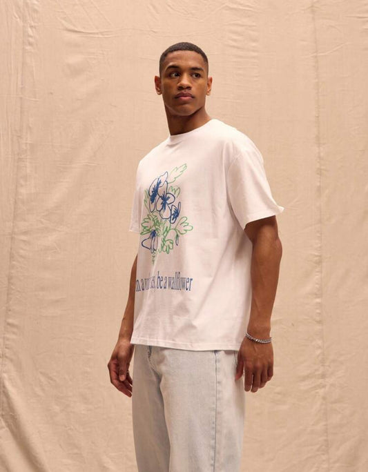 Musero T-shirt à imprimé floral surdimensionné, style de rue
