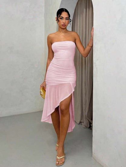 SHEIN BAE Robe bandeau unie