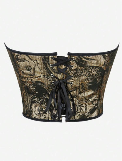 Top corset sans bretelles, caraco façonneur de la silhouette