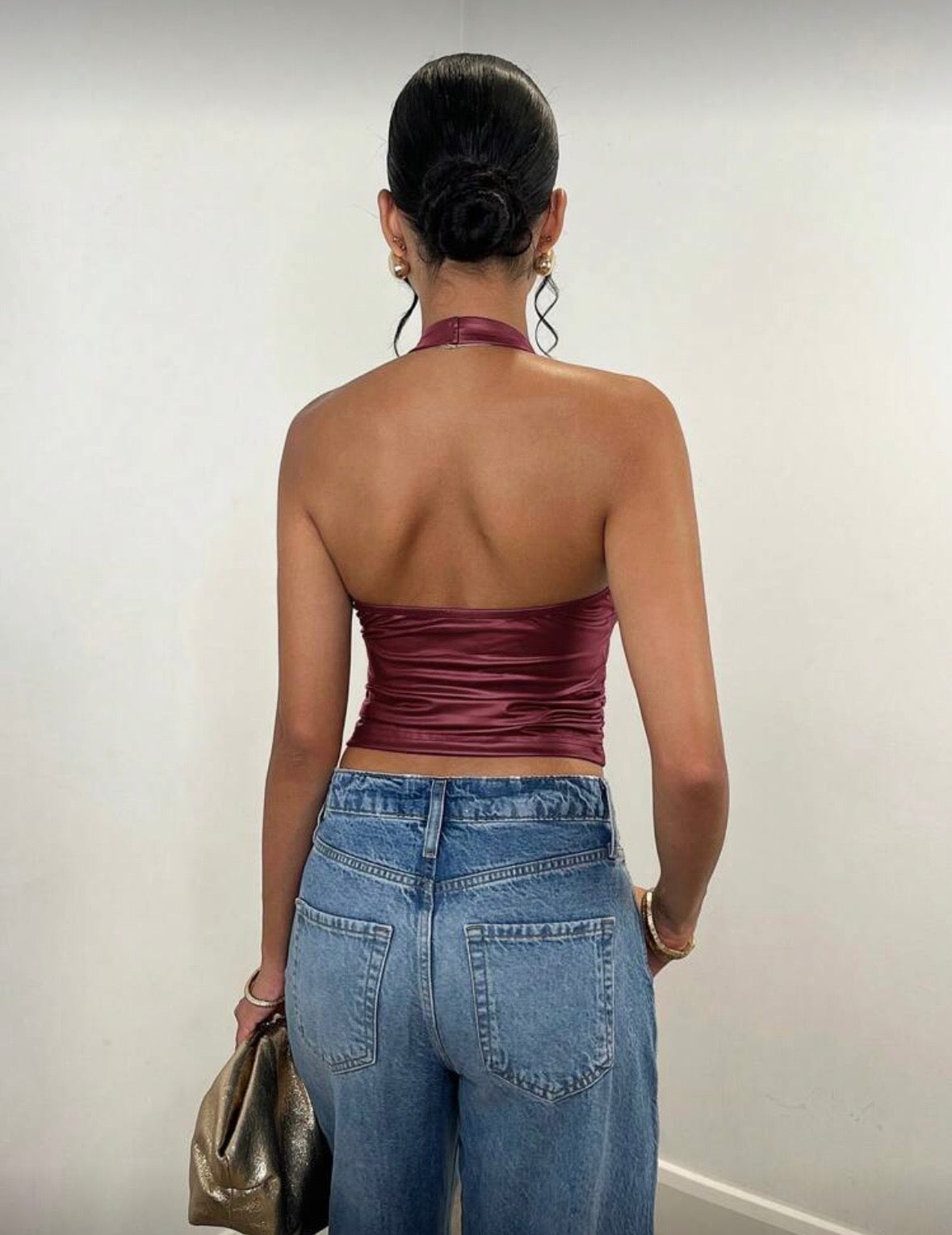 SHEIN BAE Débardeur simple à col ras-du-cou uni, vêtements décontractés pour tous les jours