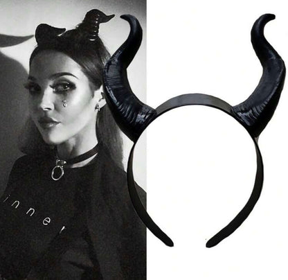 Serre-tête de cornes de bélier pour
Halloween