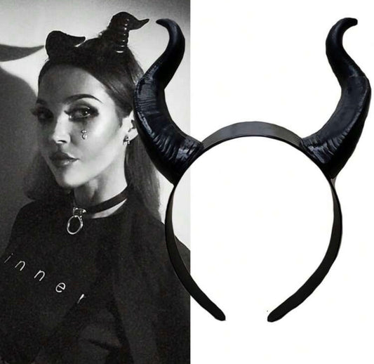 Serre-tête de cornes de bélier pour
Halloween