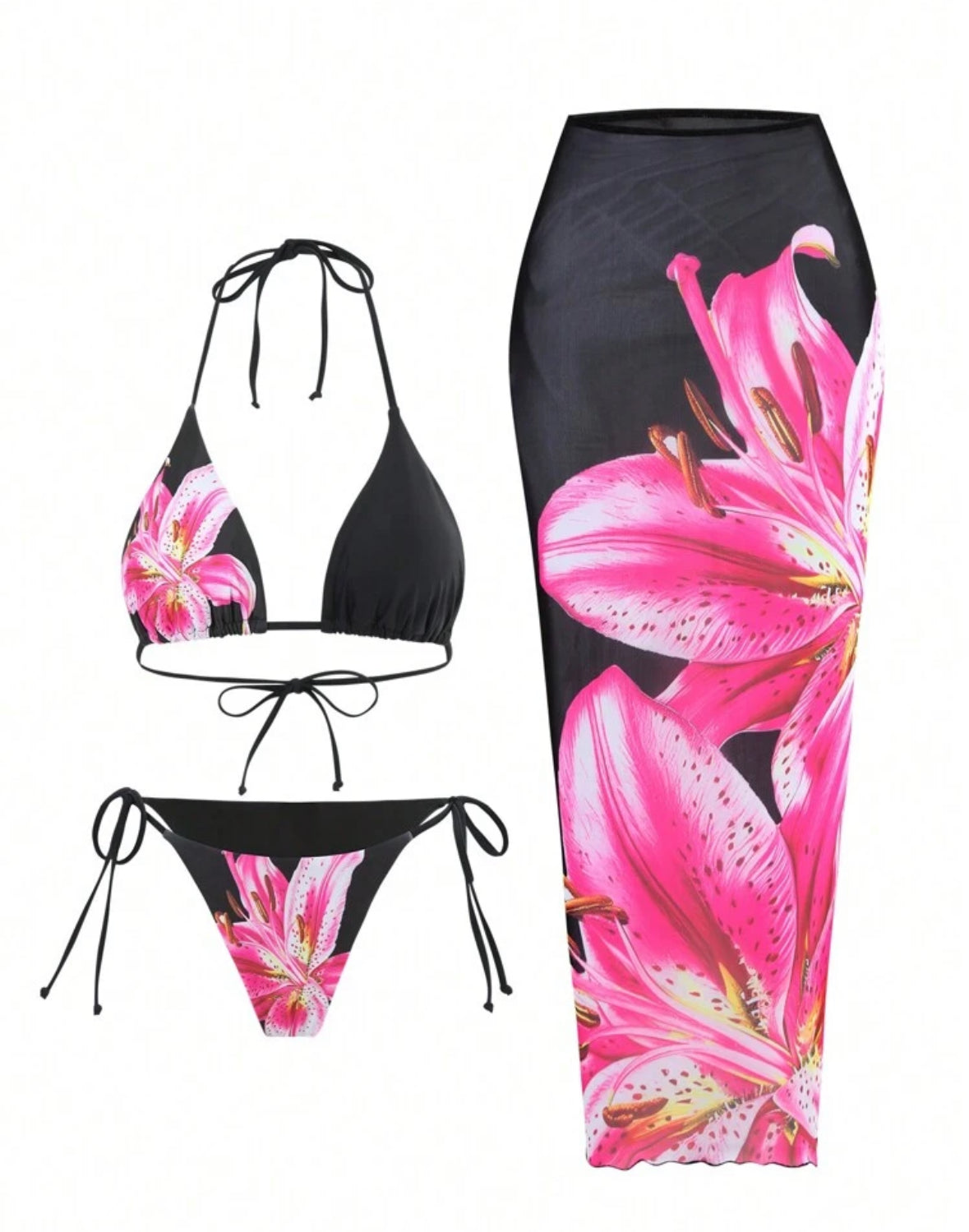 Swim Oasis - Ensemble bikini 3 pièces pour femme