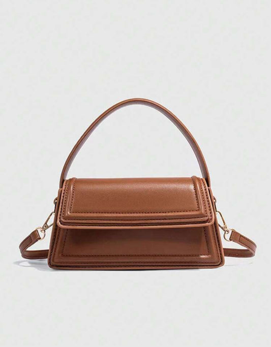 Sac carré petit pour femme, en matériau PU