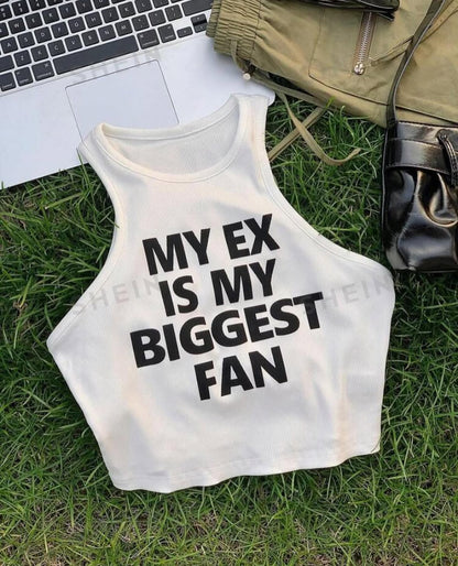 Top avec slogan