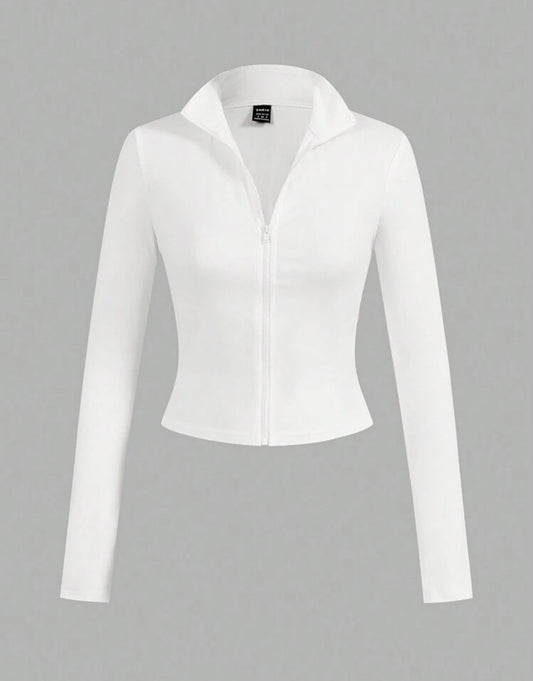Shein Ezwear - Top de sport à manches longues pour femmes