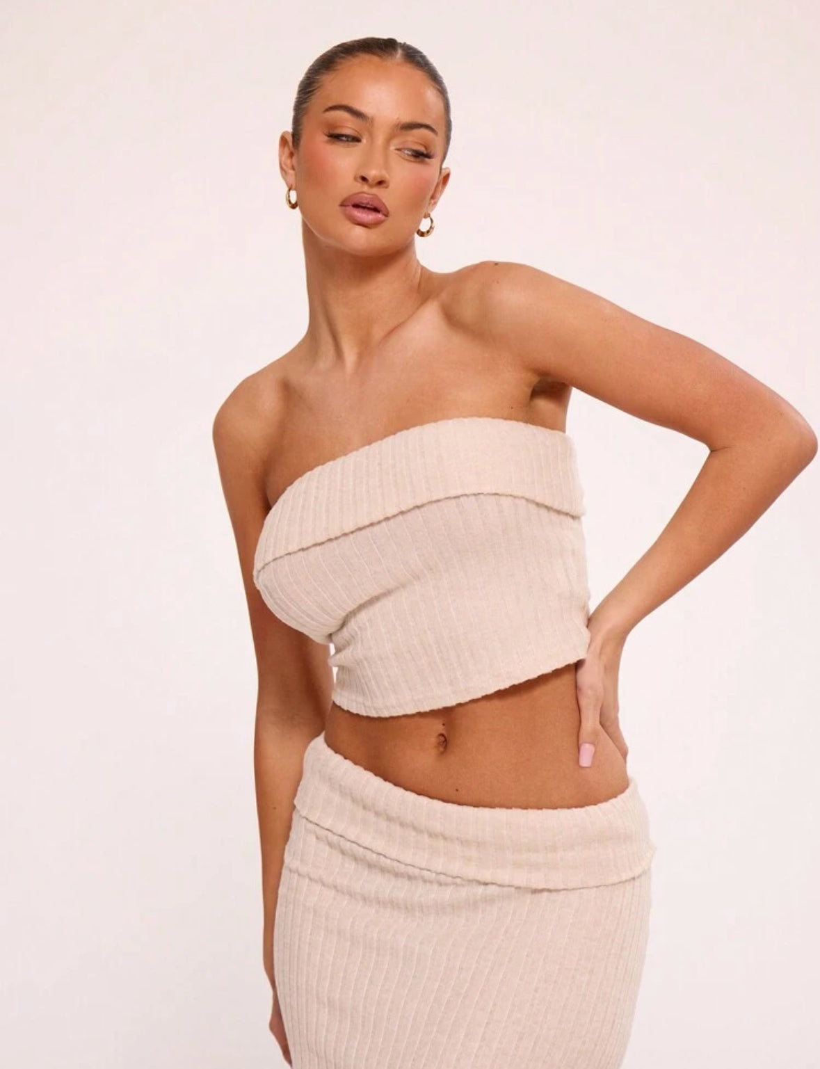 MUSERA - ensemble côtelé en tricot