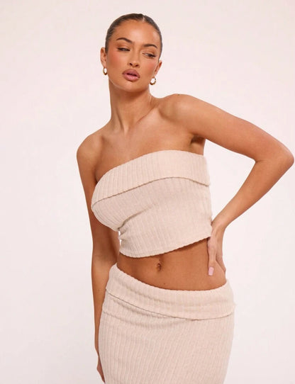 MUSERA - ensemble côtelé en tricot