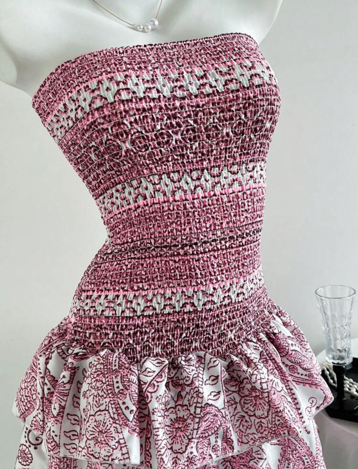 Elamini - Robe bandeau
imprimée décontractée pour les vacances