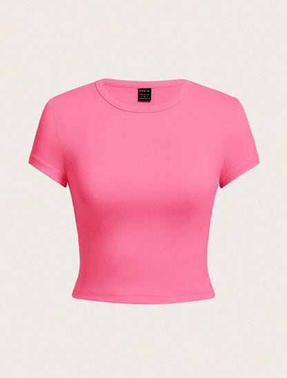 SHEIN EZwear - 4 pièces/set T-shirt moulant