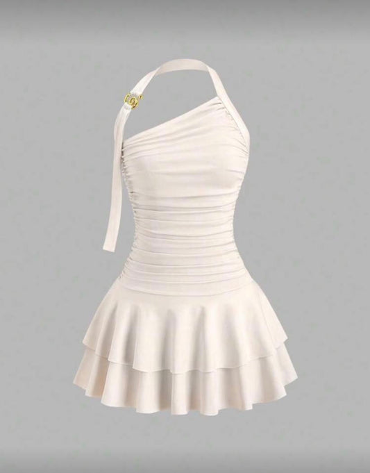 Sweetra - Robe mini écho libre et ceintrée