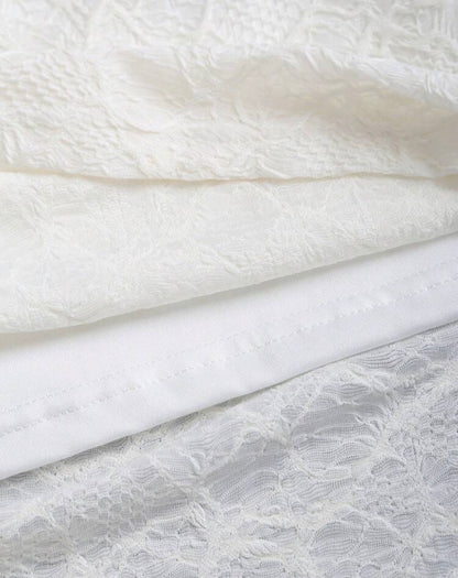 Sweetra - Robe de vacances plissée en tissu texturé à épaule asymétrique sexy Y2K