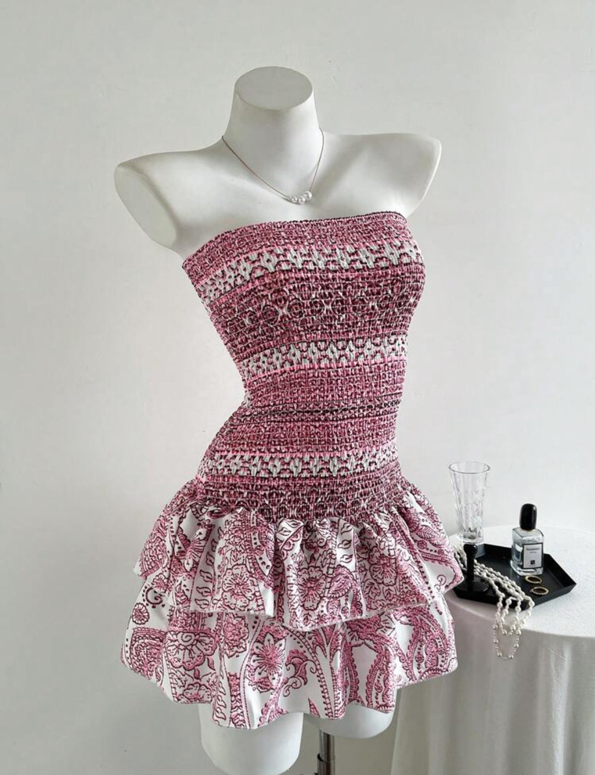 Elamini - Robe bandeau
imprimée décontractée pour les vacances