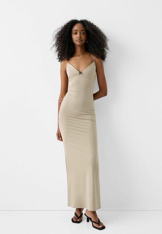 Bershka - Longue robe ultra moulante
